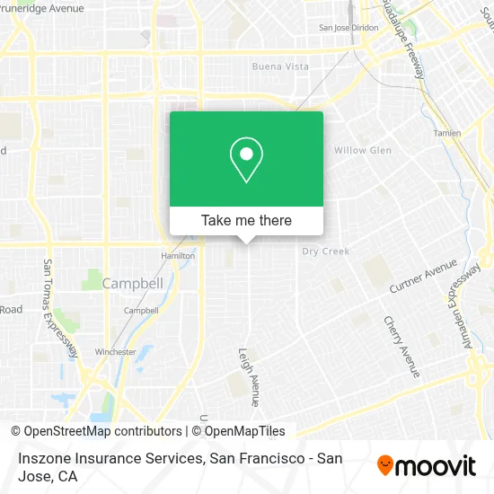 Inszone Insurance Services map
