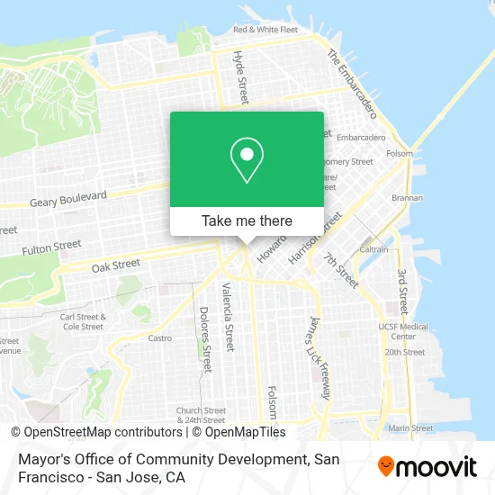 Mayor's Office of Community Development map
