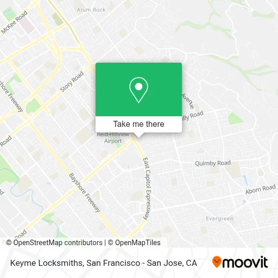 Keyme Locksmiths map