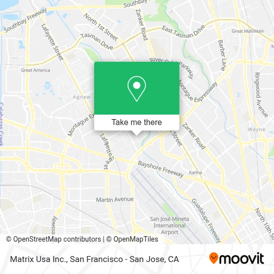 Matrix Usa Inc. map