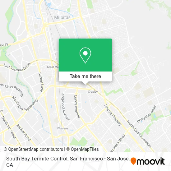 South Bay Termite Control map