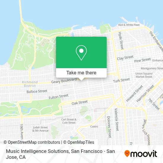 Music Intelligence Solutions map