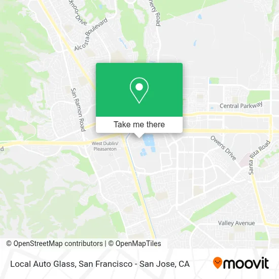 Local Auto Glass map