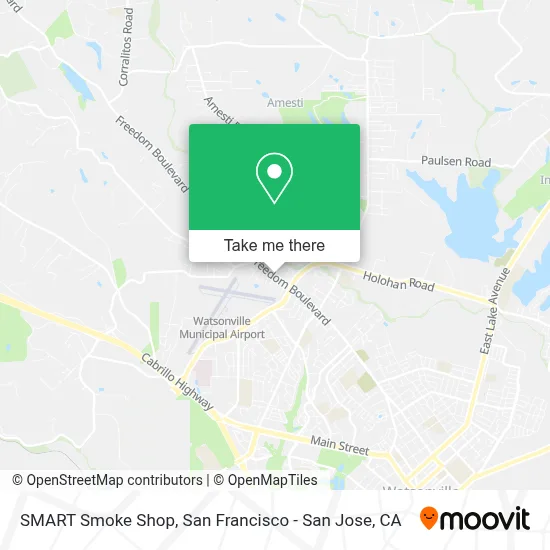 SMART Smoke Shop map