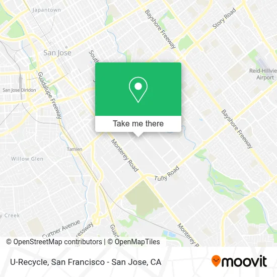 U-Recycle map