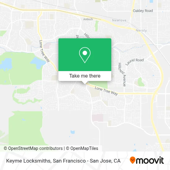 Keyme Locksmiths map