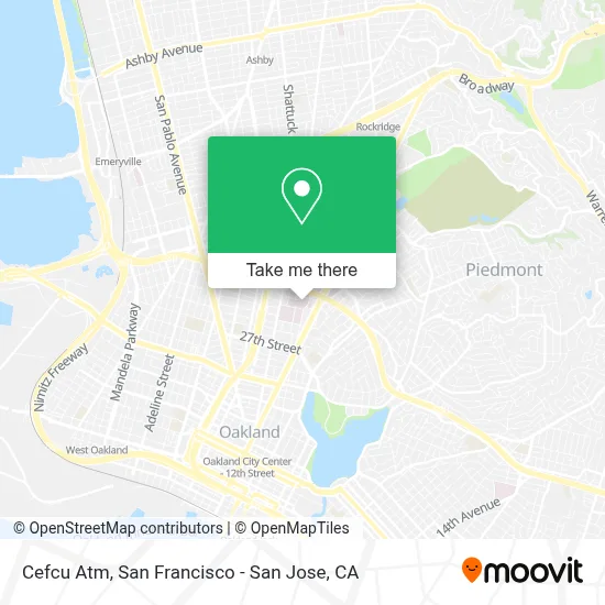 Cefcu Atm map