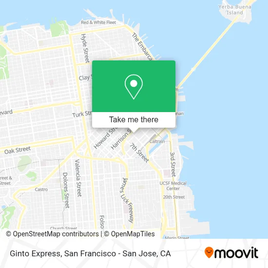 Ginto Express map