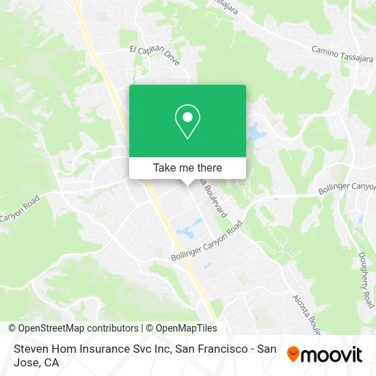 Steven Hom Insurance Svc Inc map