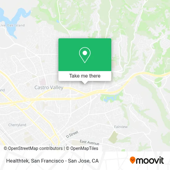 Healthtek map