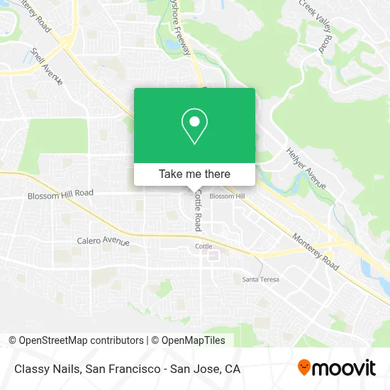 Classy Nails map