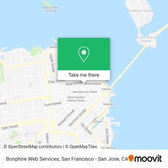 Bonphire Web Services map