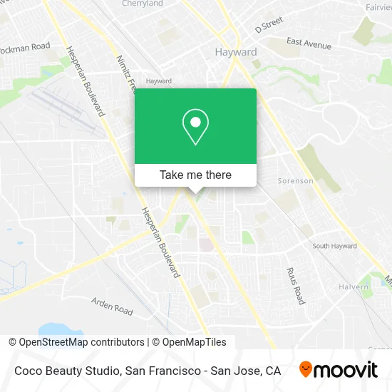 Coco Beauty Studio map