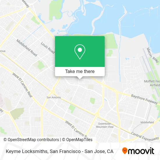 Keyme Locksmiths map