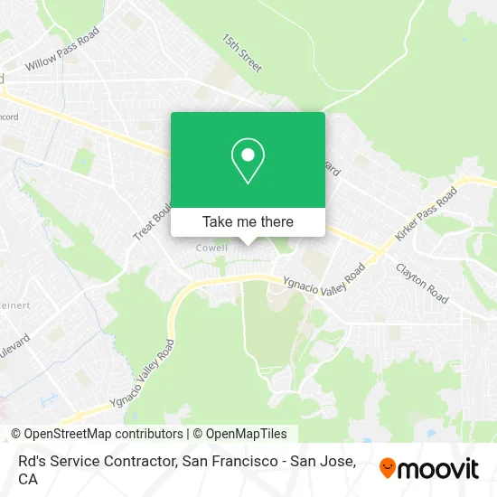 Rd's Service Contractor map