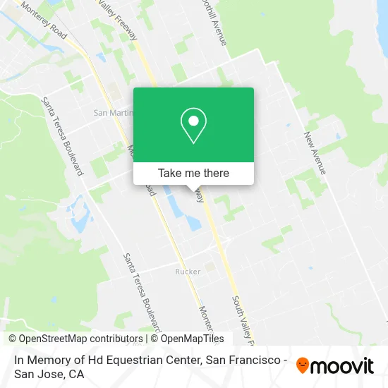 In Memory of Hd Equestrian Center map