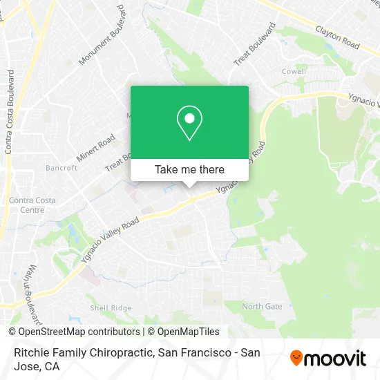 Ritchie Family Chiropractic map