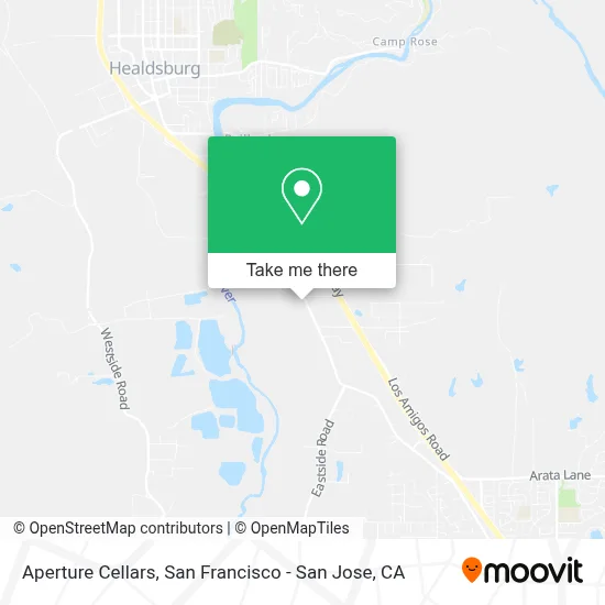 Aperture Cellars map