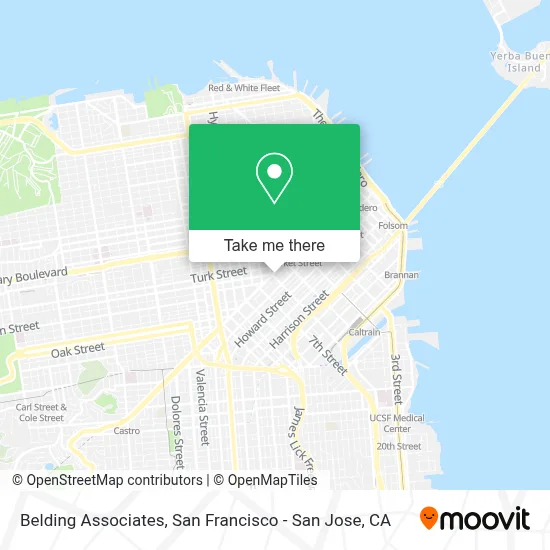 Belding Associates map