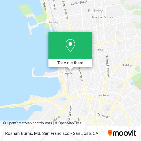 Roshan Burns, Md map