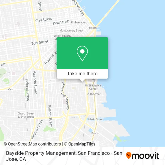 Bayside Property Management map