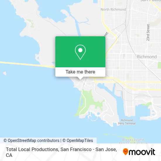 Total Local Productions map