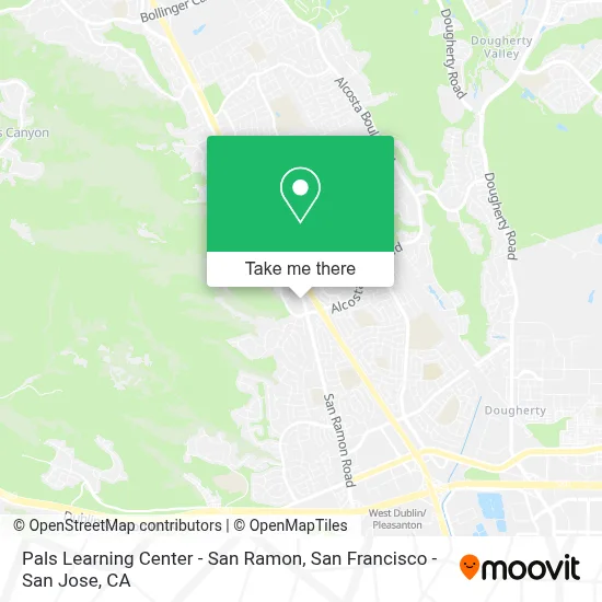 Pals Learning Center - San Ramon map