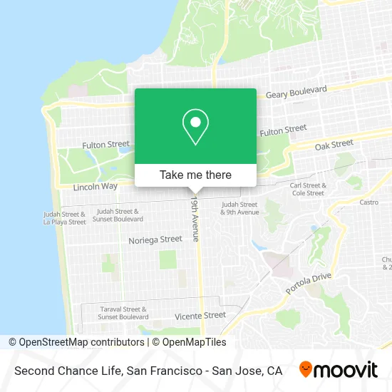 Second Chance Life map
