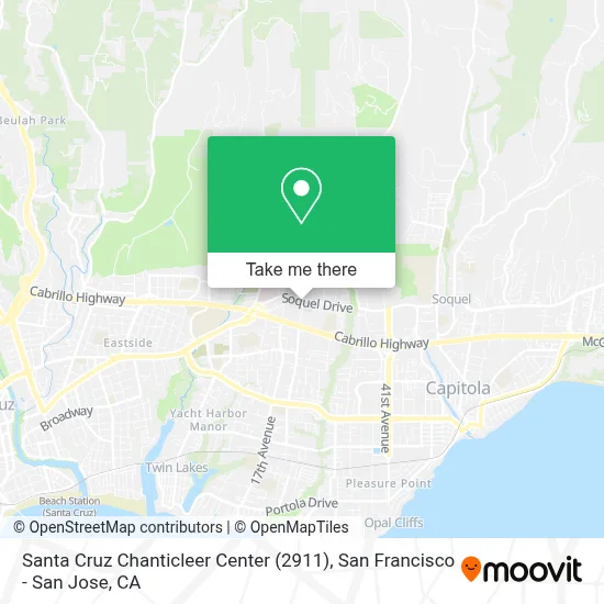 Santa Cruz Chanticleer Center (2911) map