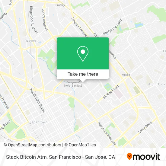 Stack Bitcoin Atm map