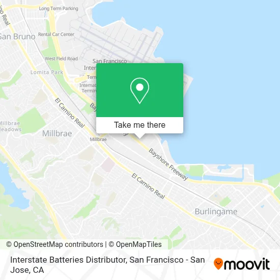 Interstate Batteries Distributor map