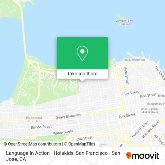 Language In Action - Holakids map