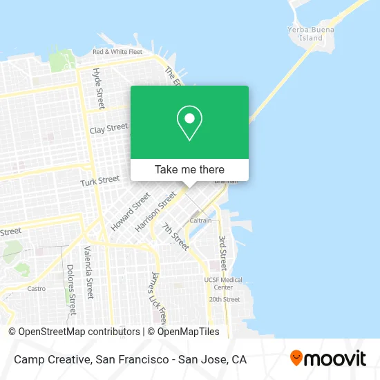 Camp Creative map
