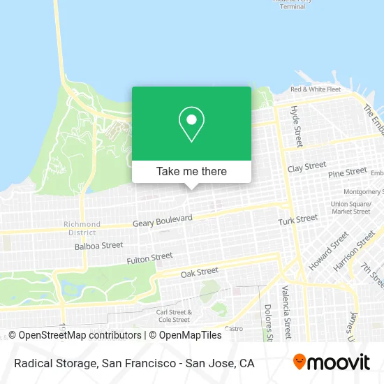 Radical Storage map