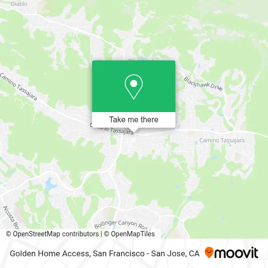 Golden Home Access map