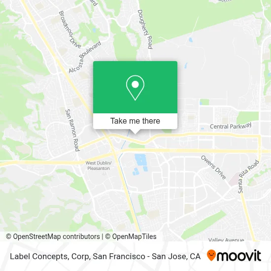 Label Concepts, Corp map
