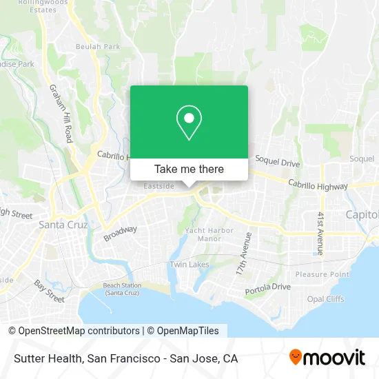 Sutter Health map