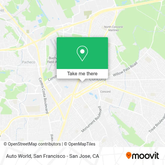 Auto World map
