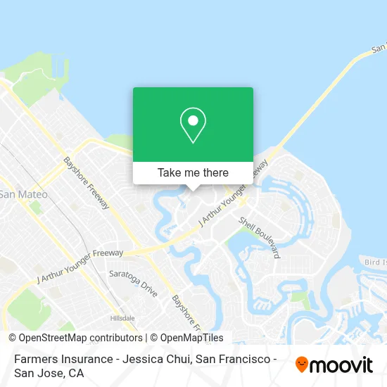 Farmers Insurance - Jessica Chui map