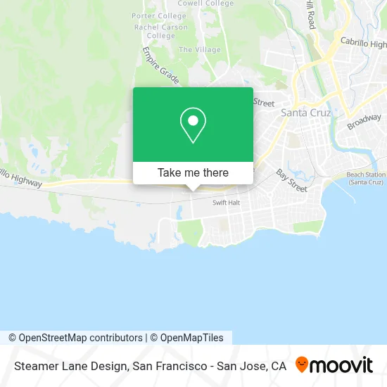 Steamer Lane Design map