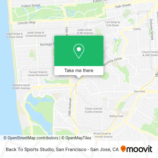Back To Sports Studio map