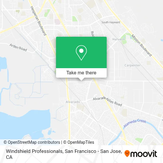 Windshield Professionals map