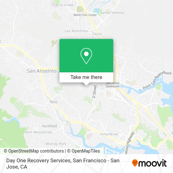 Day One Recovery Services map