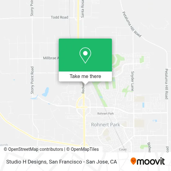 Studio H Designs map