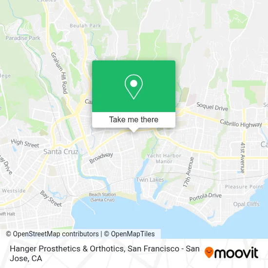 Hanger Prosthetics & Orthotics map