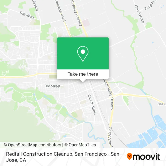Redtail Construction Cleanup map