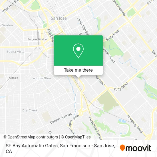 SF Bay Automatic Gates map