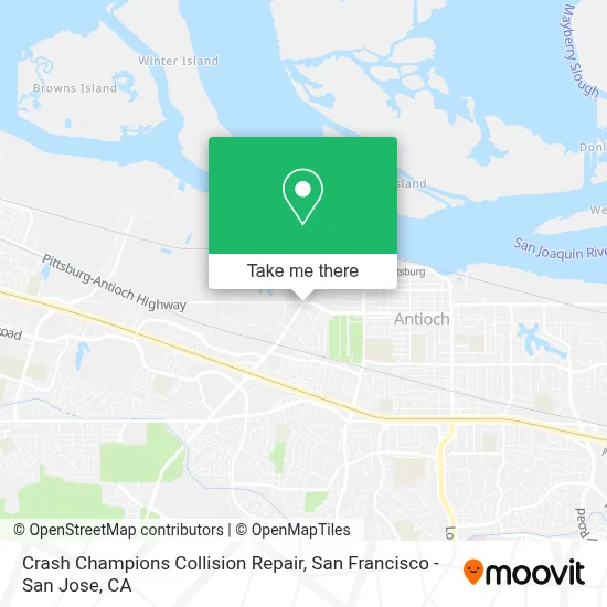 Crash Champions Collision Repair map