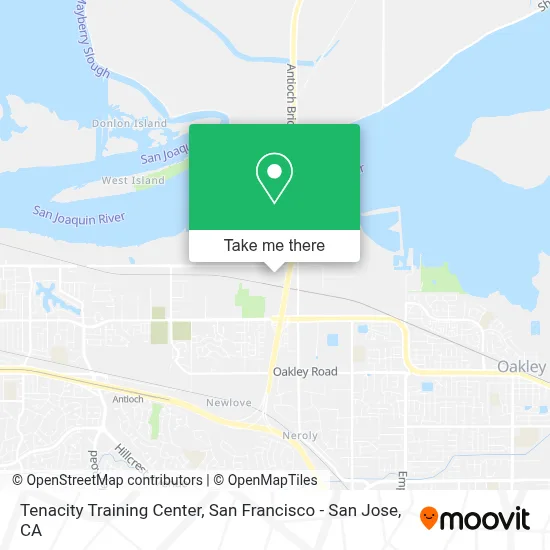 Tenacity Training Center map
