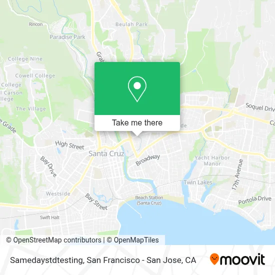 Samedaystdtesting map